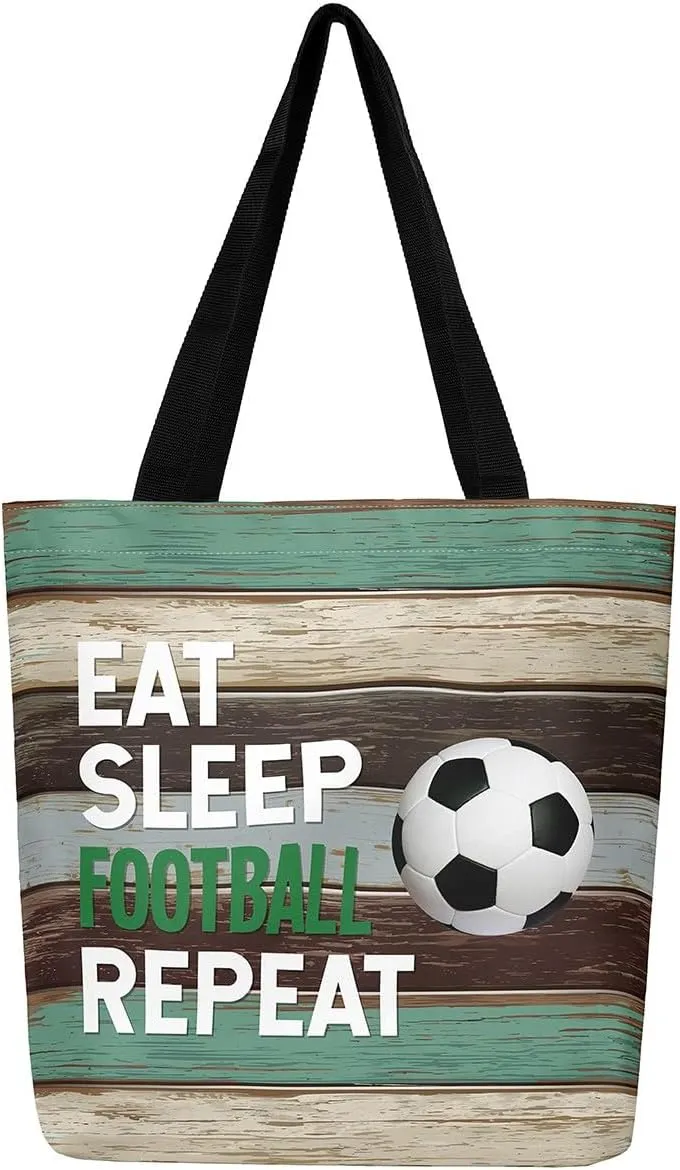 Castle Fairy Farmhouse Canvas Tote Bag for Adults Retro Wood Stripes Rustic Aesthetic Shoulder Handbags for Shopping Gym
