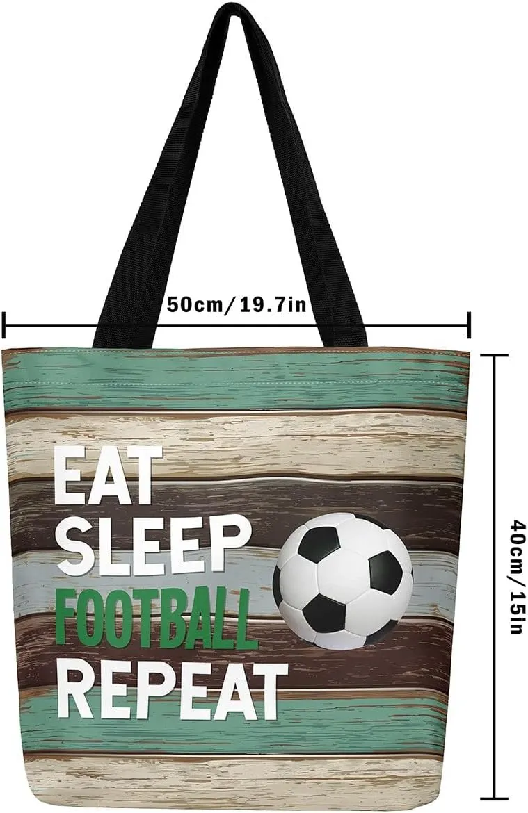 Castle Fairy Farmhouse Canvas Tote Bag for Adults Retro Wood Stripes Rustic Aesthetic Shoulder Handbags for Shopping Gym