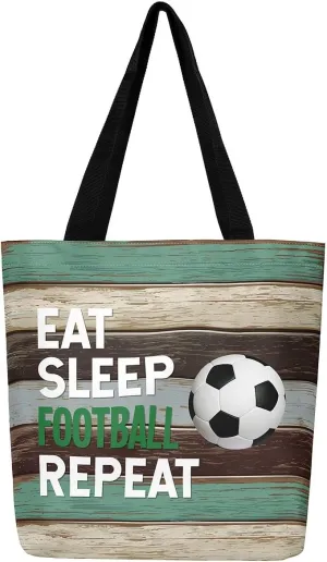 Castle Fairy Farmhouse Canvas Tote Bag for Adults Retro Wood Stripes Rustic Aesthetic Shoulder Handbags for Shopping Gym