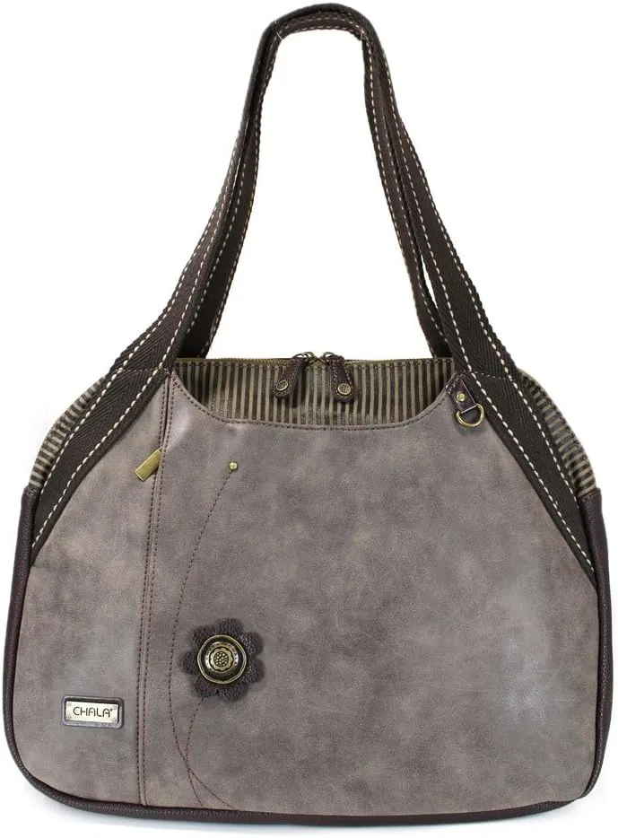 CHALA Handbags Large Bowling Tote Bag- Pet Lover's Collection