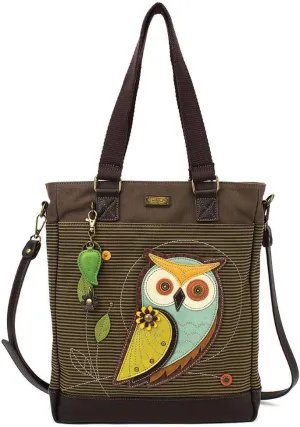 CHALA Handbags Owl Work Tote Shoulder Bag - Bird Lover