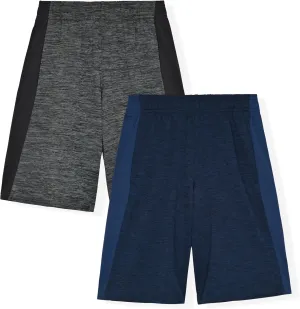 Champion C9 Boys Shorts for Kids Mesh and Heather Multipack