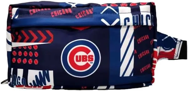 Chicago Cubs Crossbody Fanny Pack (transformable 2-in-1 Backpack), Licensed Gift Merch for Cubs Fans (Street Series Adult Bags) Convertible, Stylish, Water-resistant Travel Merchandise for Women