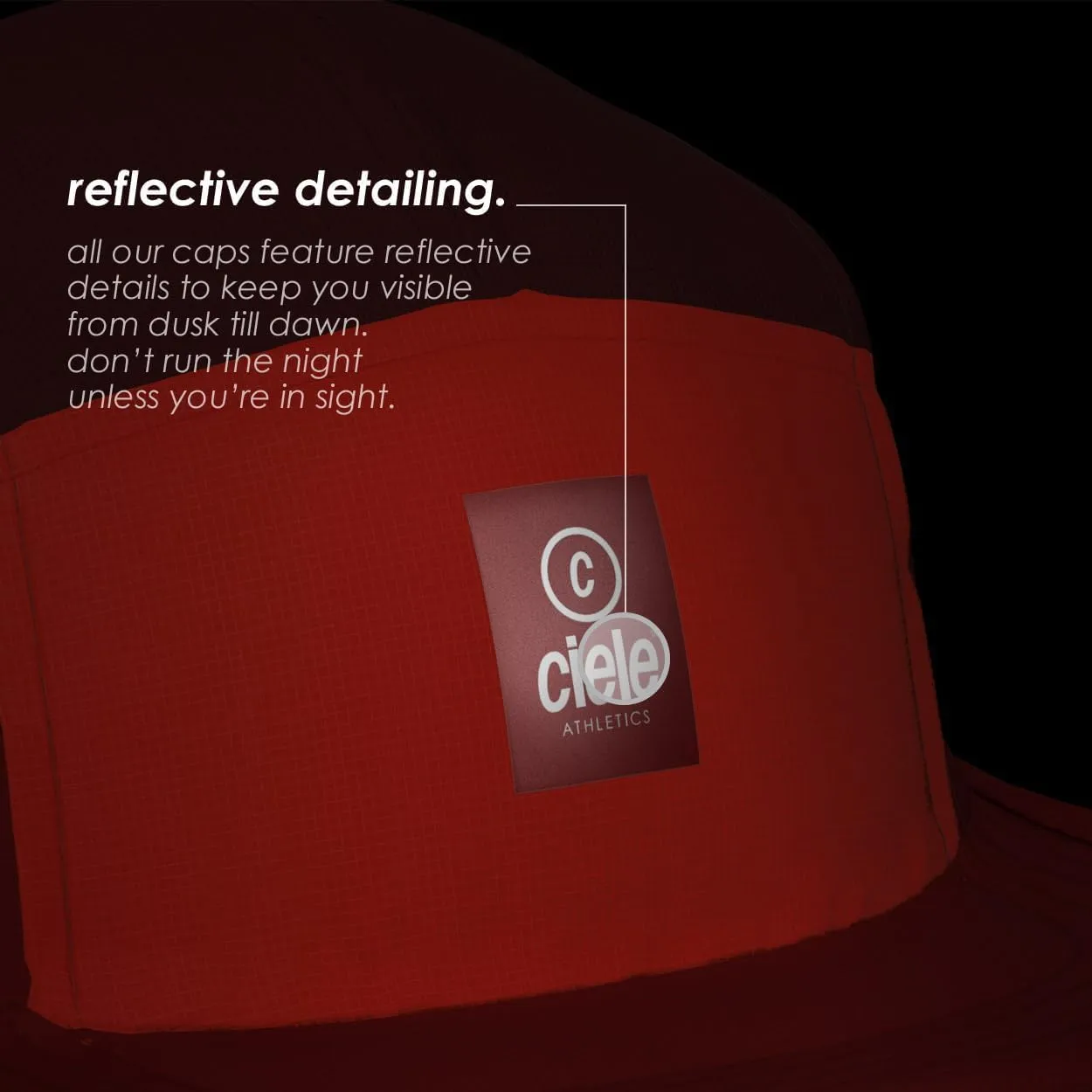 Ciele Athletics GOCap C Plus Box - Reflective Washable Moisture Wicking Hat with Sun Protection, Running Hat for Men & Women