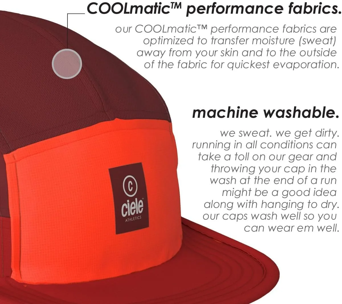 Ciele Athletics GOCap C Plus Box - Reflective Washable Moisture Wicking Hat with Sun Protection, Running Hat for Men & Women