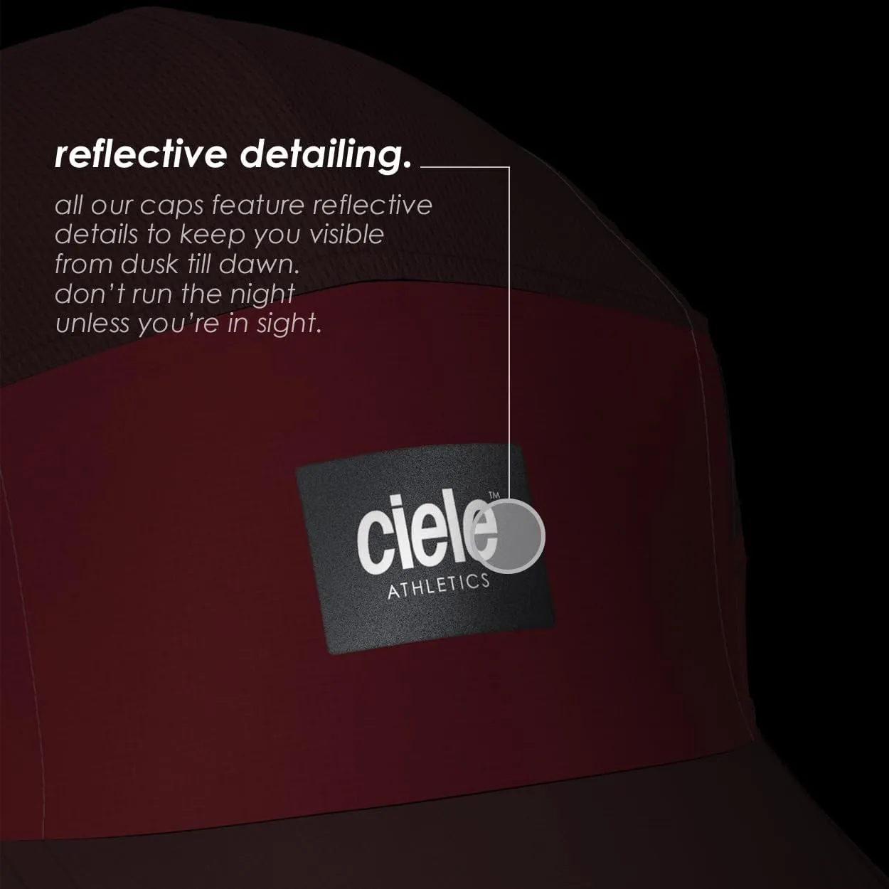 Ciele Athletics GOCap SC Box - Premium SOFTcurve Brim, Reflective, Washable Moisture Wicking Hat with Sun Protection