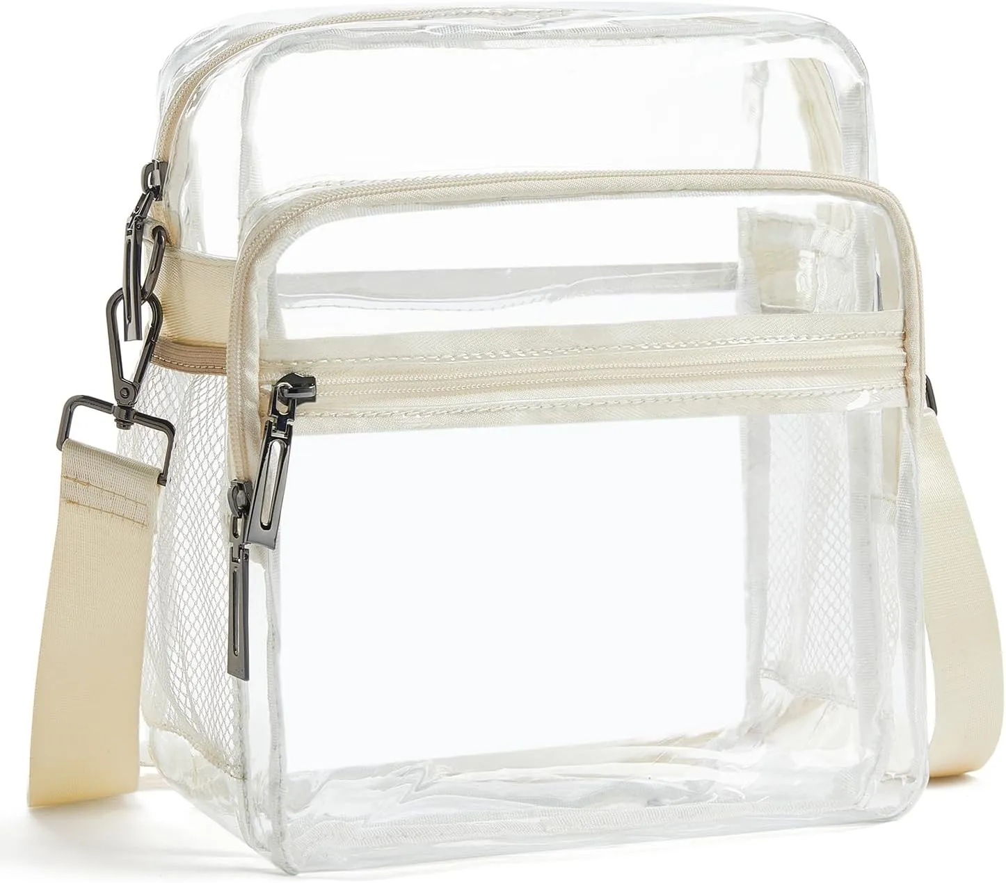Clear Bag for Stadium Events, Clear Purse for Women Stadium Crossbody Bag, Transparent Bag for Concerts Sports