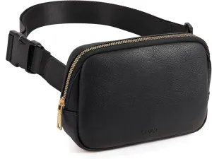 CLUCI Belt Bag for Women, Mini Everywhere Crossbody Waist Bag Adjustable Strap, Vegan Leather Women's Fanny Pack