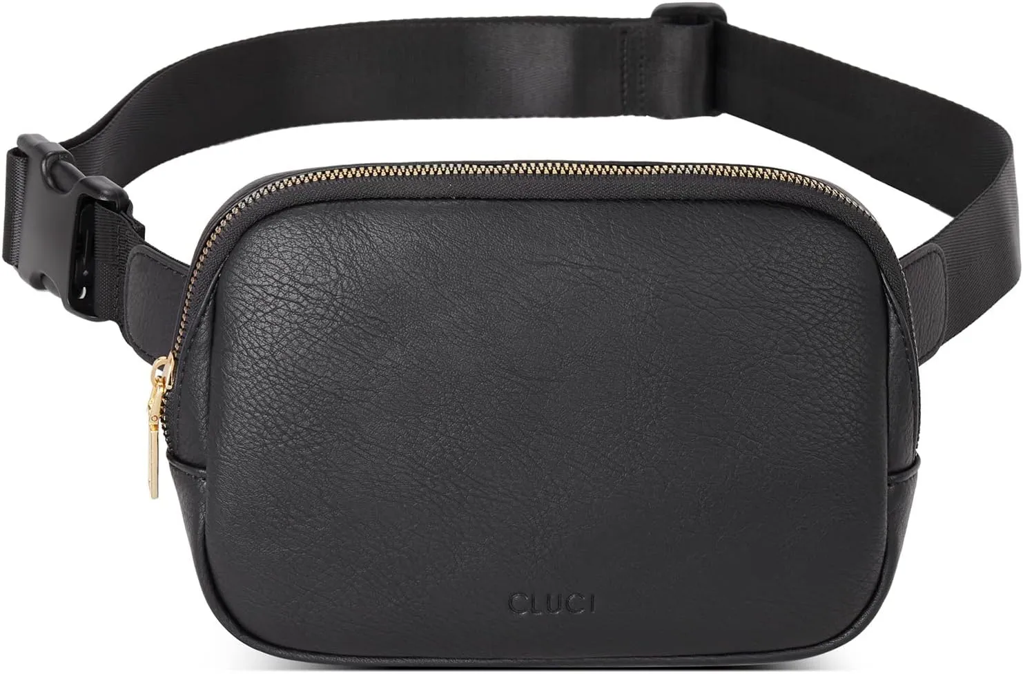 CLUCI Belt Bag for Women, Mini Everywhere Crossbody Waist Bag Adjustable Strap, Vegan Leather Women's Fanny Pack