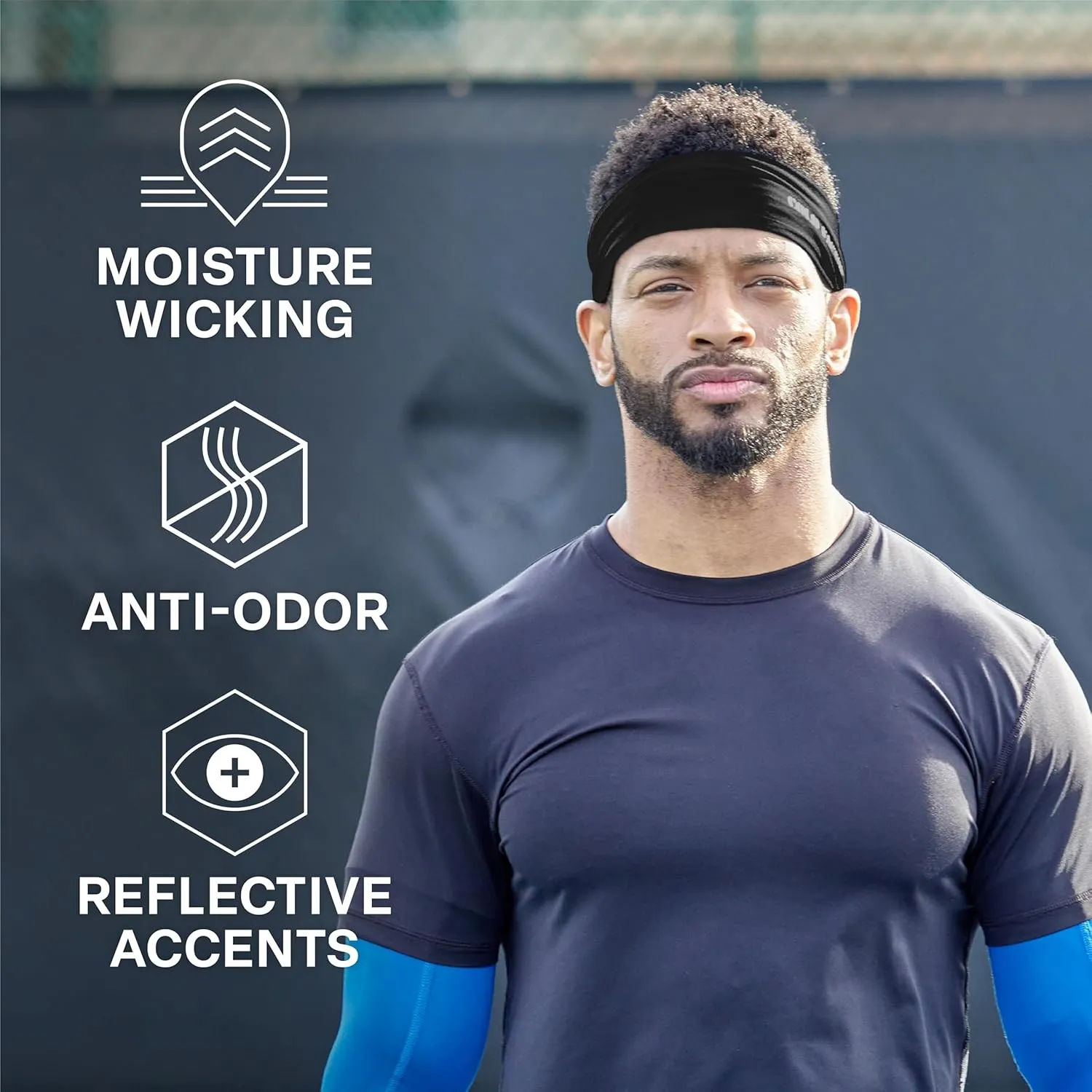 COLD FACTOR Instant Cooling Headband 3 Pack | Advanced Evaporative Comfort for Sports & Outdoor | UPF 50  Protection | Long-Lasting Coolness | Ideal for Fitness, Hiking, Yoga, & Running