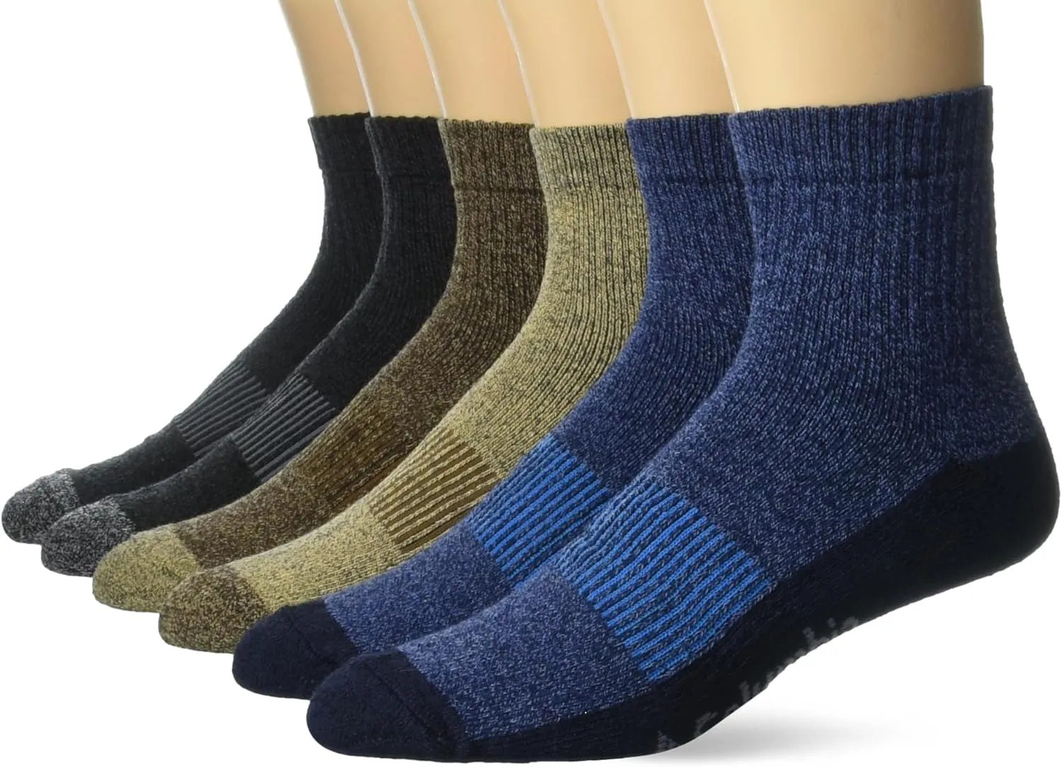 Columbia Men's 6 Pack Moisture Control Quarter Socks