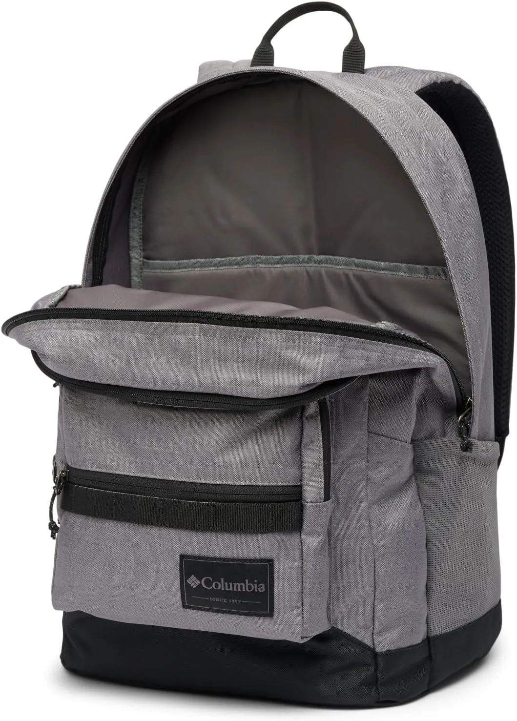 Columbia Unisex Zigzag 30L Backpack, City Grey Heather/Black, One Size