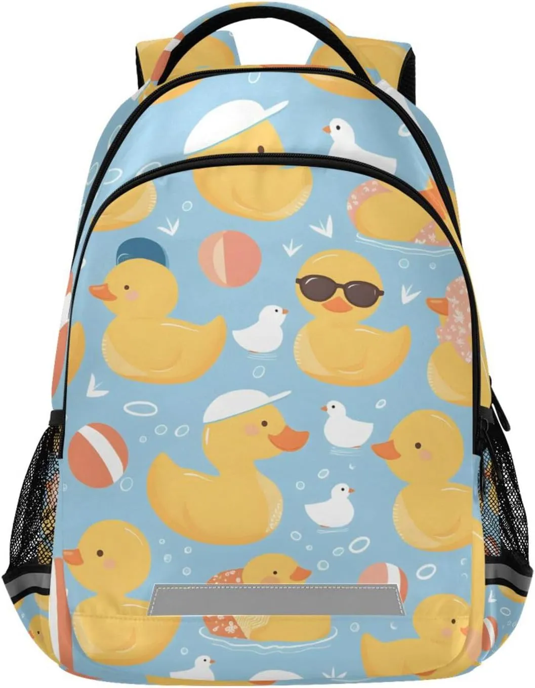 Cool Duck Blue Water Backpack for Girls Boys School Book Bag Kids Campus Daypack Lightweight Travel Back Pack