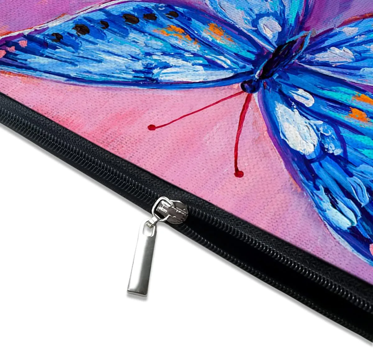 Cosmetic Bags for Women Cute Makeup Bag for Purse Canvas Travel Toiletry Bag Funny Zipper Pouch-Butterfly Makeup Bags