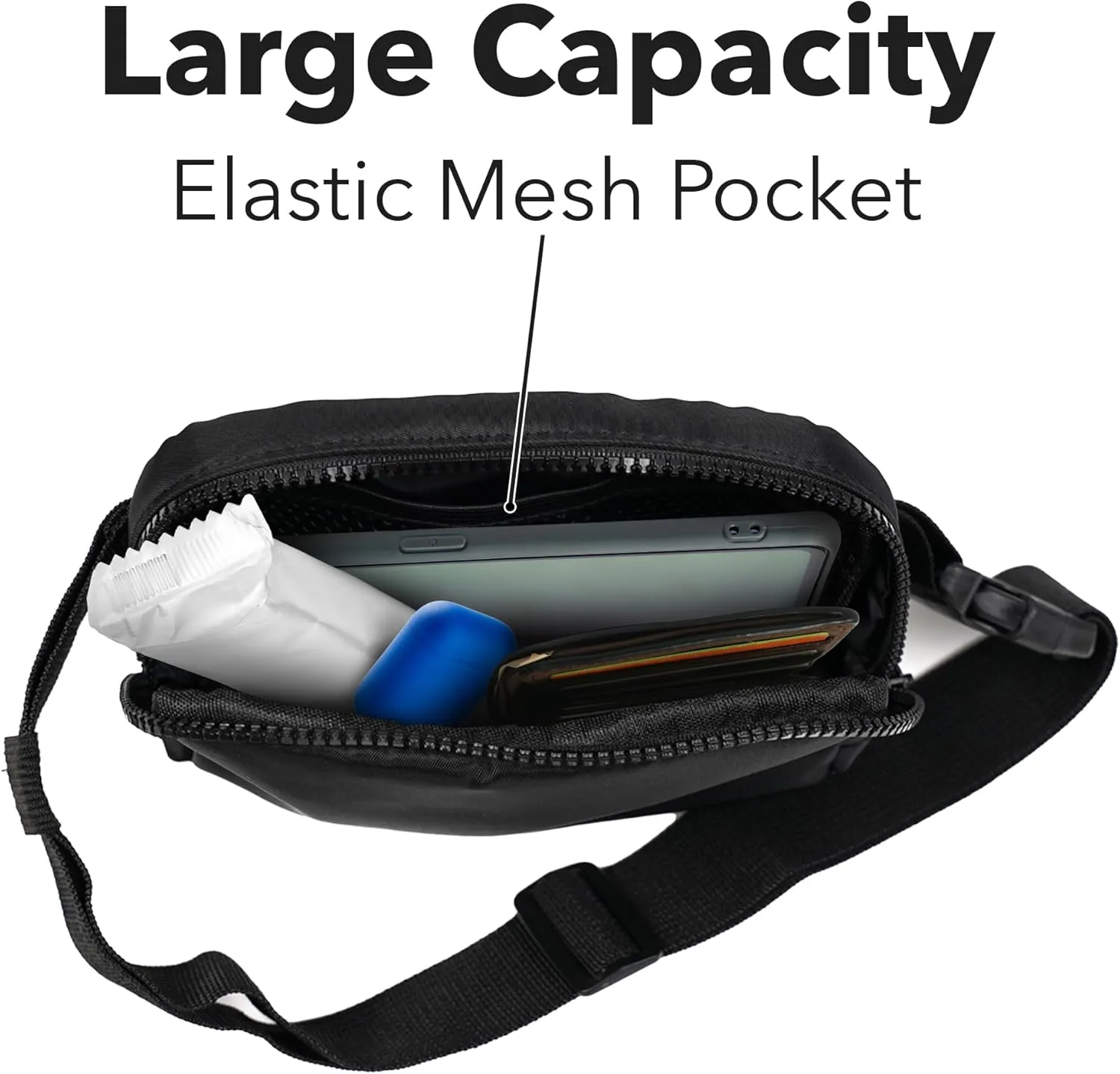 Creighton University Est. Date Belt Bag, Crossbody Fanny Pack for Women and Men, Adjustable