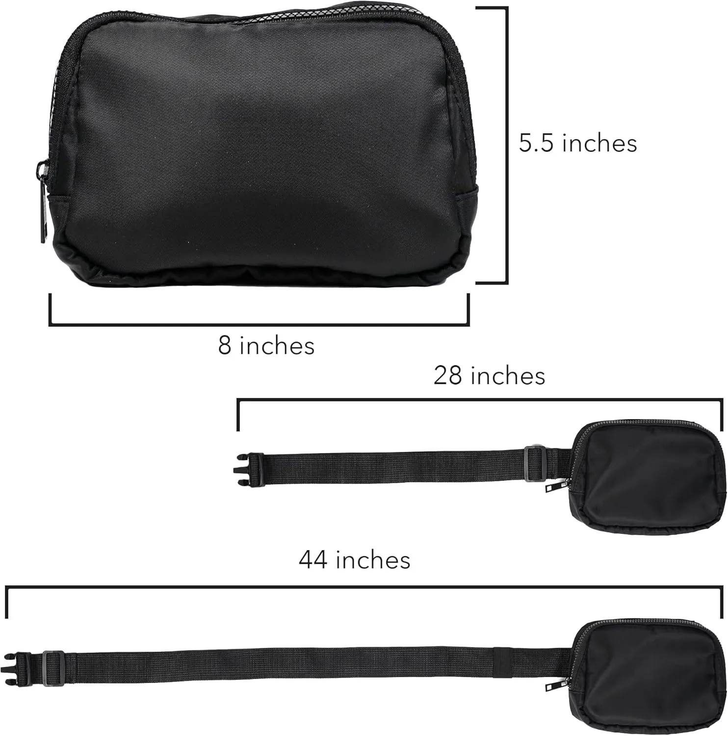 Creighton University Est. Date Belt Bag, Crossbody Fanny Pack for Women and Men, Adjustable