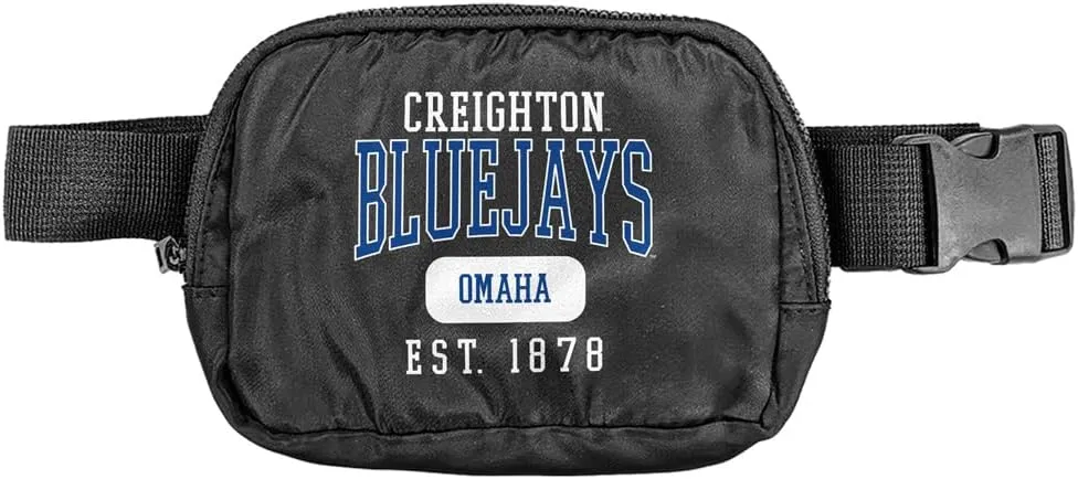 Creighton University Est. Date Belt Bag, Crossbody Fanny Pack for Women and Men, Adjustable