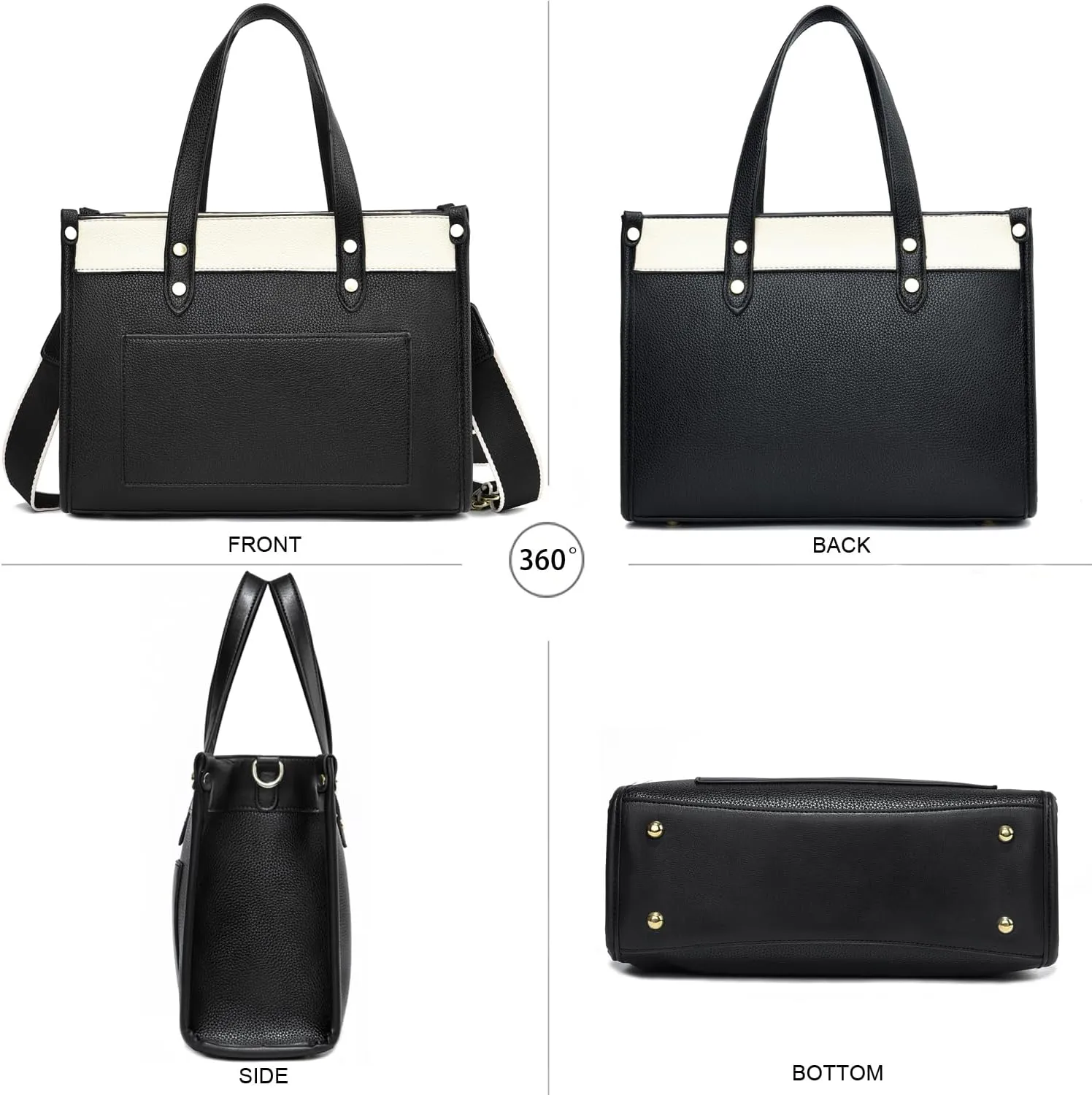 CROJUYI Tote Bag for Women - Satchel Purse and Handbags Ladies Shoulder Totes Crossbody Bags