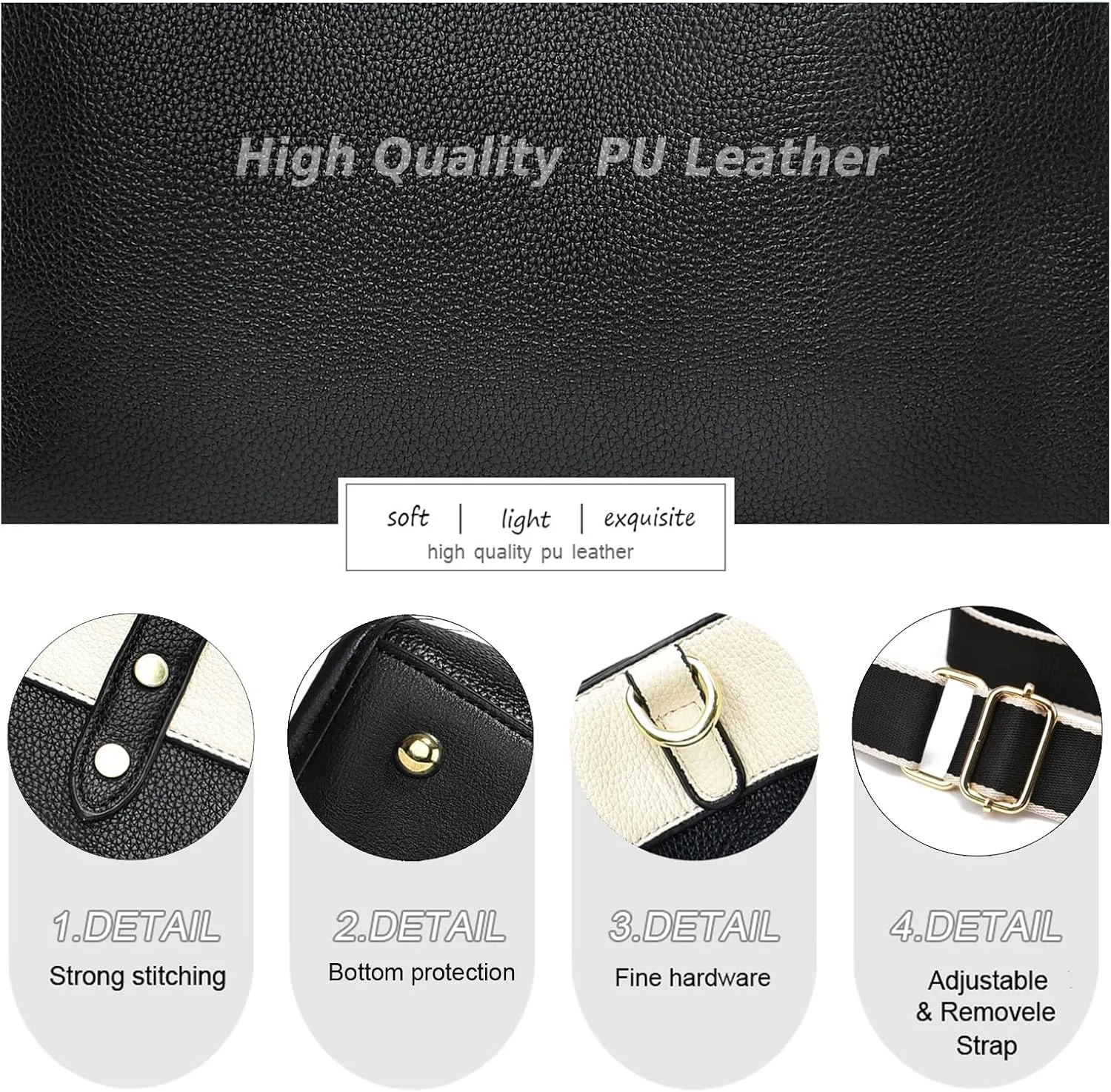 CROJUYI Tote Bag for Women - Satchel Purse and Handbags Ladies Shoulder Totes Crossbody Bags