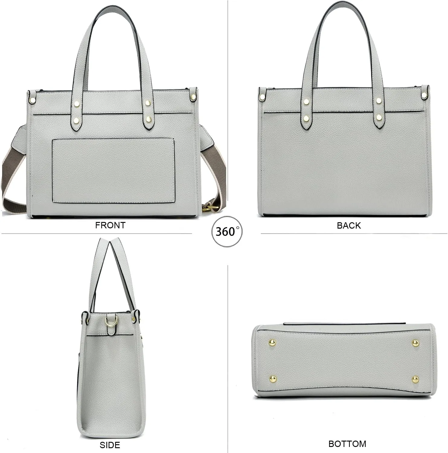 CROJUYI Tote Bag for Women - Satchel Purse and Handbags Ladies Shoulder Totes Crossbody Bags