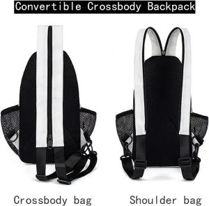 Cross Body Bag Sling Backpack Bag,Crossbody Bag Chest Bag with Belt Waist Pack for Women Man