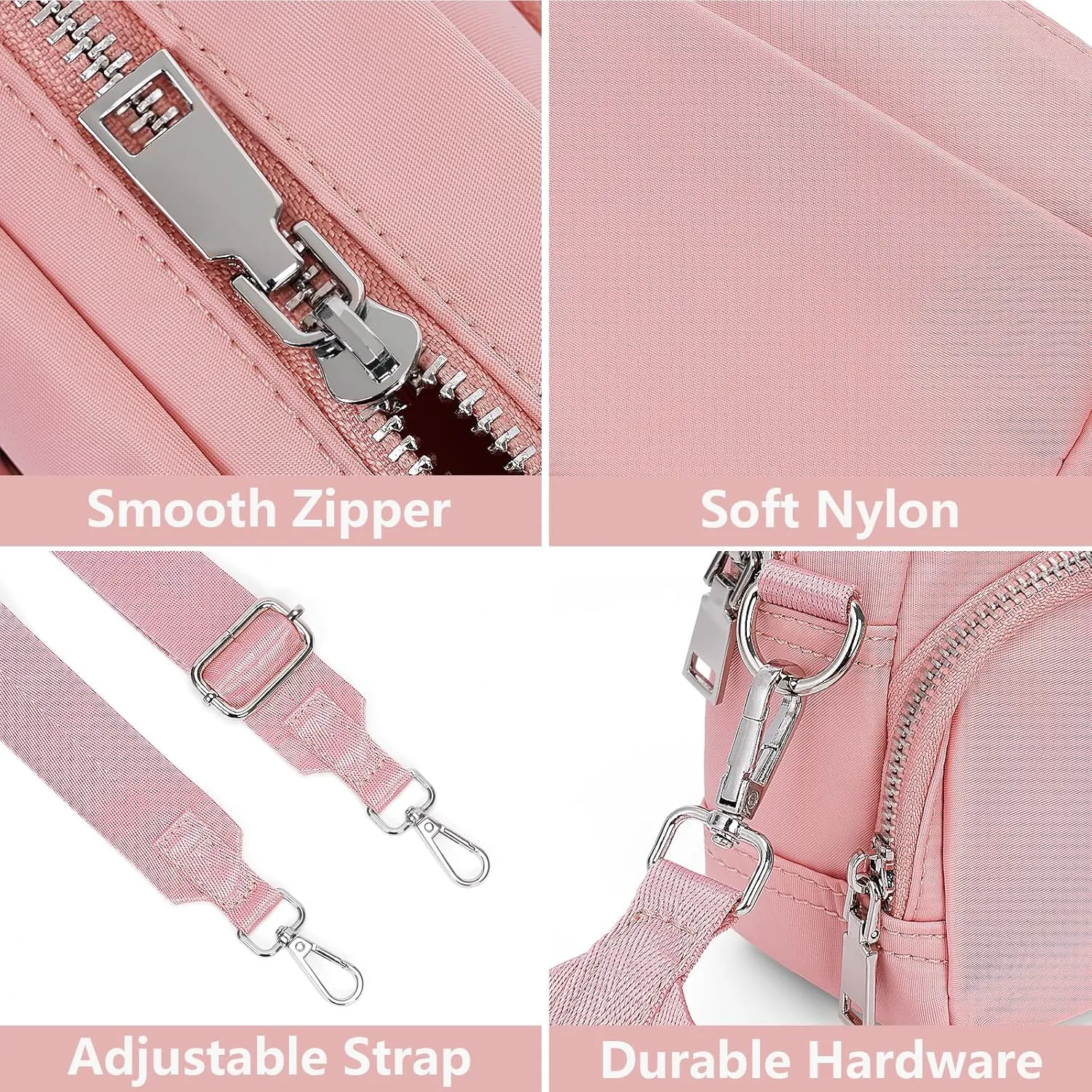 Crossbody Bag for Women, Lightweight Shoulder Bag Purse Small Travel Bag Crossbody Handbags for Travel Work
