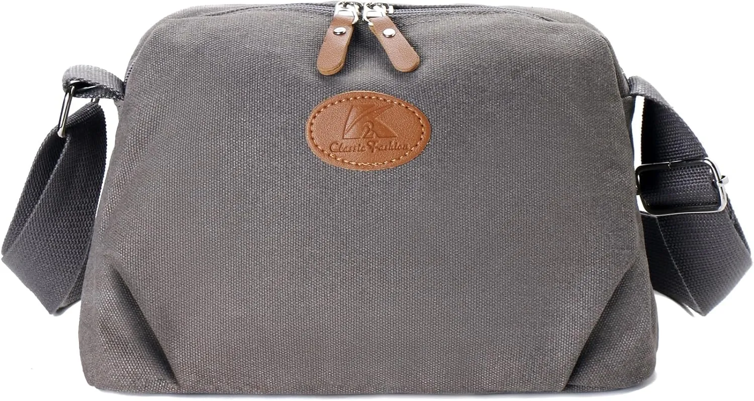 Crossbody Bag for Women Small Canvas Lightweight Casual Purses for Travel Daily