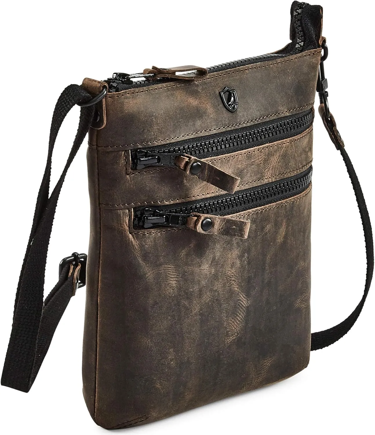 Crossbody Sling Bag for Women Small Real Leather Purse Vintage Travel Crossover Shoulder Bag Handmade
