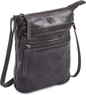 Crossbody Sling Bag for Women Small Real Leather Purse Vintage Travel Crossover Shoulder Bag Handmade