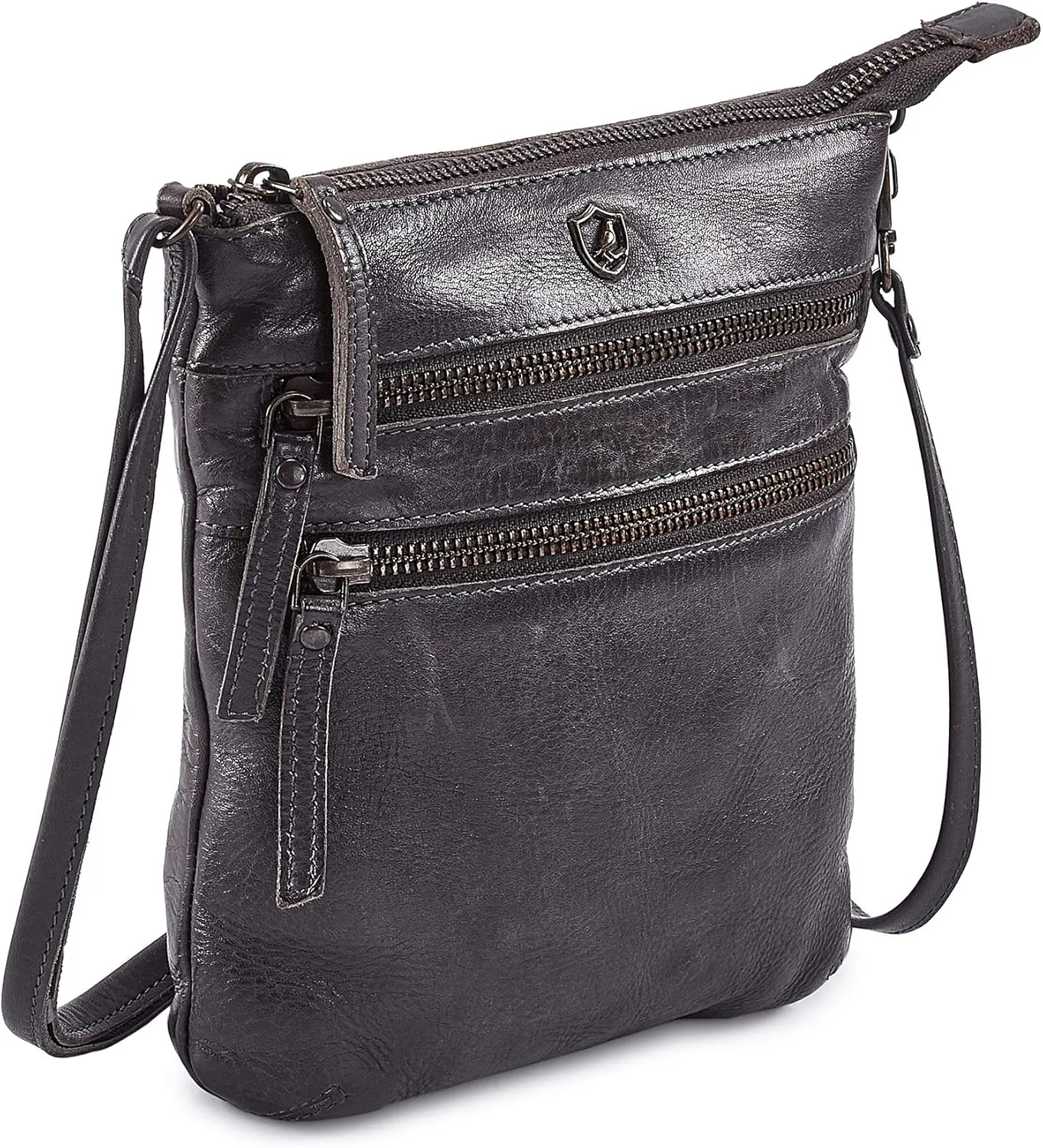 Crossbody Sling Bag for Women Small Real Leather Purse Vintage Travel Crossover Shoulder Bag Handmade