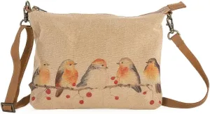 Crossbody Sling Bags - 8" x 10" Handcrafted Handbags, Cotton Canvas Purses