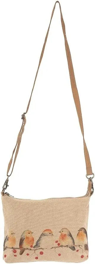 Crossbody Sling Bags - 8" x 10" Handcrafted Handbags, Cotton Canvas Purses