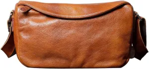 CSCDD Top Leather Shoulder Bag Crossbody Bag Vegetable Tanned Leather Underarm Bag