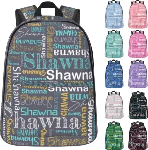 Custom Backpack With Text Name Personalized Fashion Rucksack Bag Gift For Women Men Girls Boys Customized Backpack For Travel Work Daypack