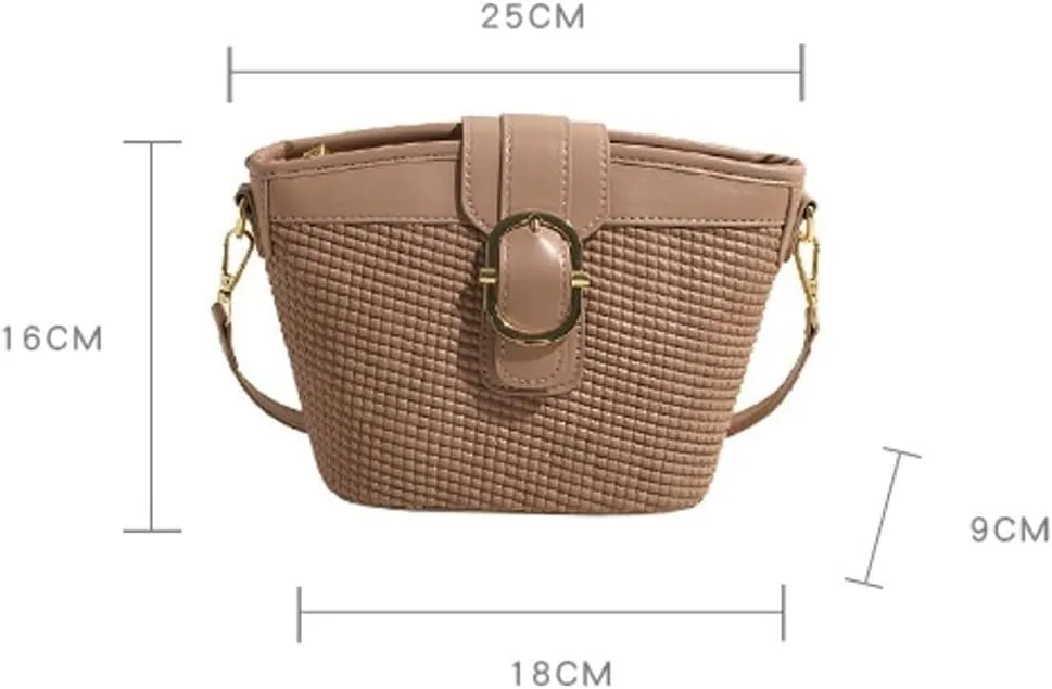 Cute 2025 Designer PU Leather Shoulder Crossbody Handbag for Womens Small Totes Satchel Clutch