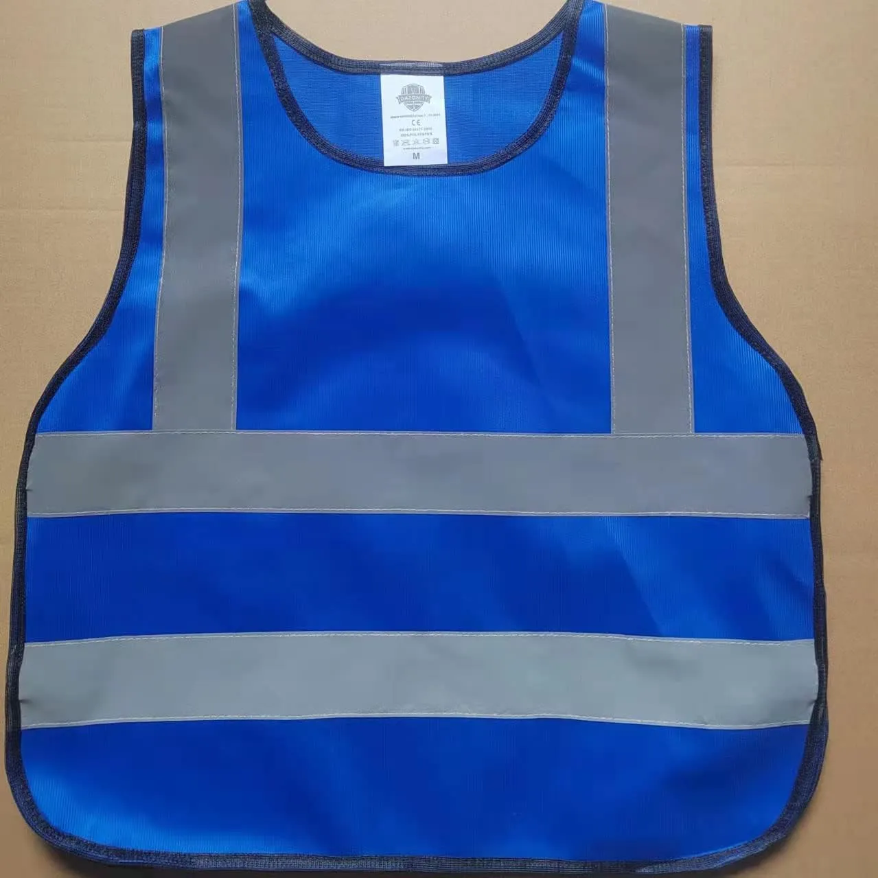 Dazonity kid's High Visibility Safety Vest, 10pcs,Reflective Strips, S,Fit for 3-6 Years old Boys & Girls, Walking or Back to School,