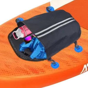Deck Bag, Paddleboard Mesh Storage Bag for Kayaks, Surfboards, S-u-p, Stand-Up Paddleboard & Surfboard Accessories, Paddleboard Deck Cooler Bag with Swivel Hook Waterproof Deck Zipper Pouch