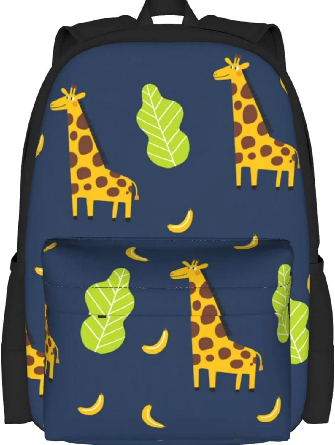 Delerain Giraffe Kids Backpack School Book Bag Travel Daypack Shoulder Bag 16 Inch Plus Lightweight Laptop Bag for 1-6th Grade Boys Girls Back to School