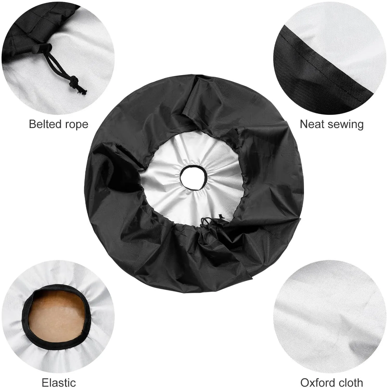 Delerain Spare Tire Cover with Backup Camera Hole Rainbow Butterfly with Hearts Wheel Covers Waterproof Dust-Proof UV Sun Universal Fit for Trailer RV SUV Truck (18 Inch for Diameter 32"-34")
