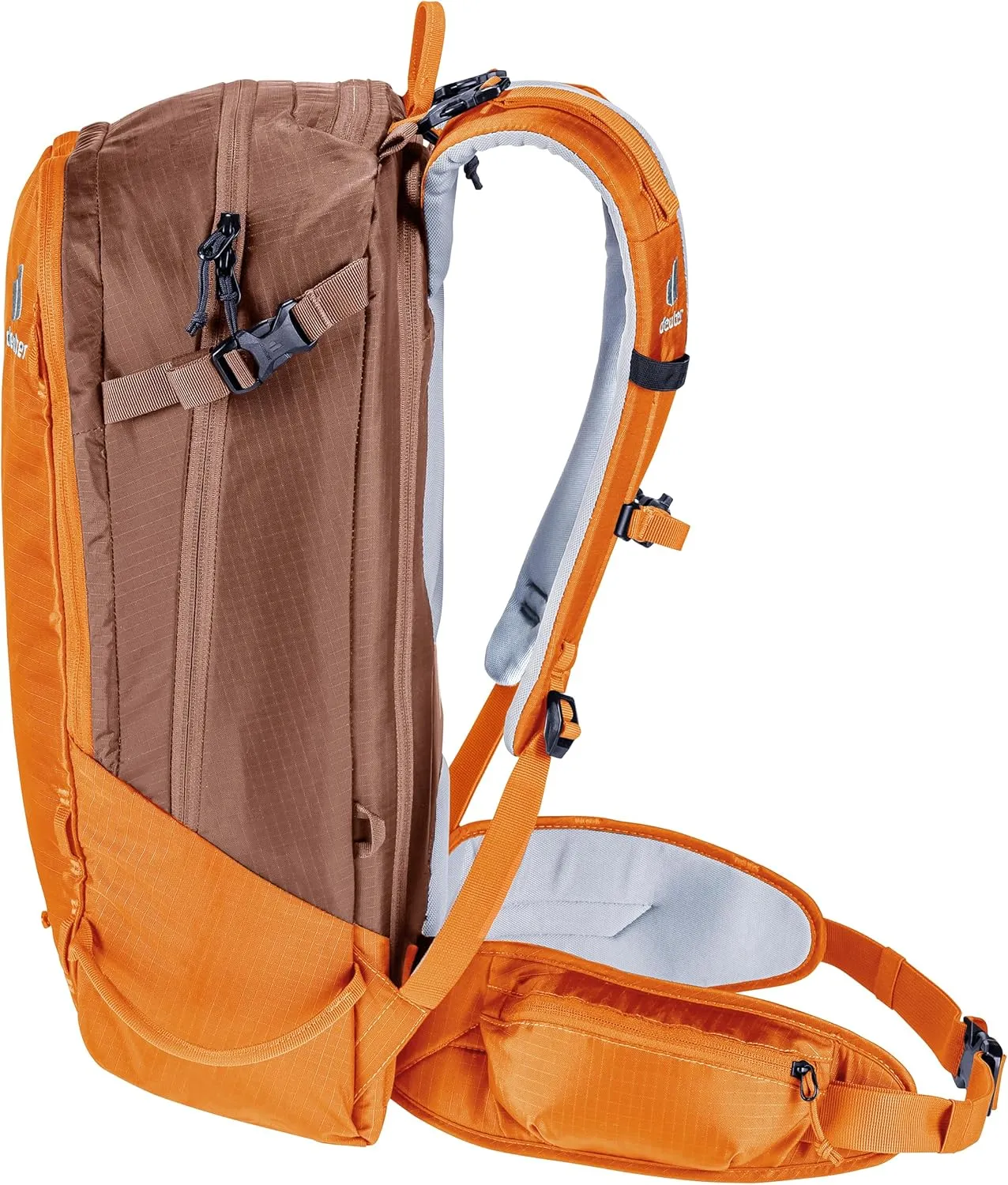Deuter Freerider 30 Ski Touring Backpack, Chestnut-Umbra, 30 Liter