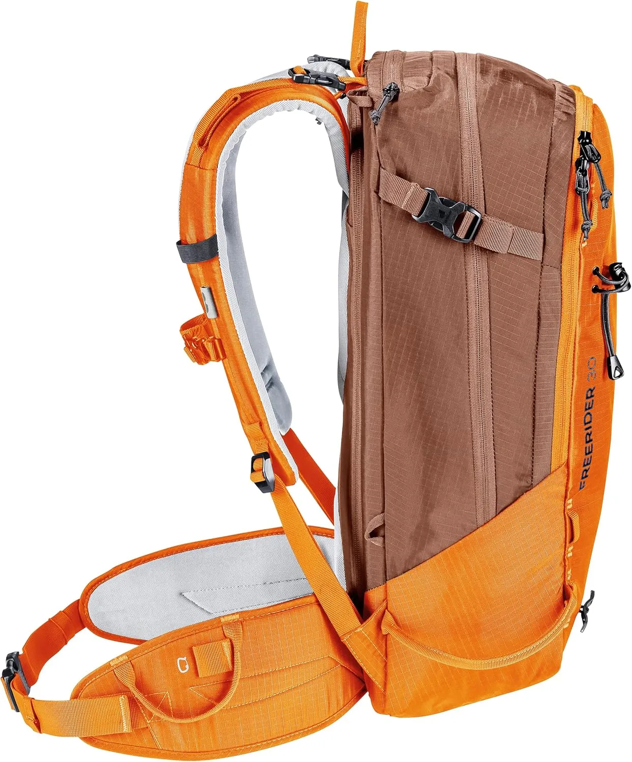 Deuter Freerider 30 Ski Touring Backpack, Chestnut-Umbra, 30 Liter
