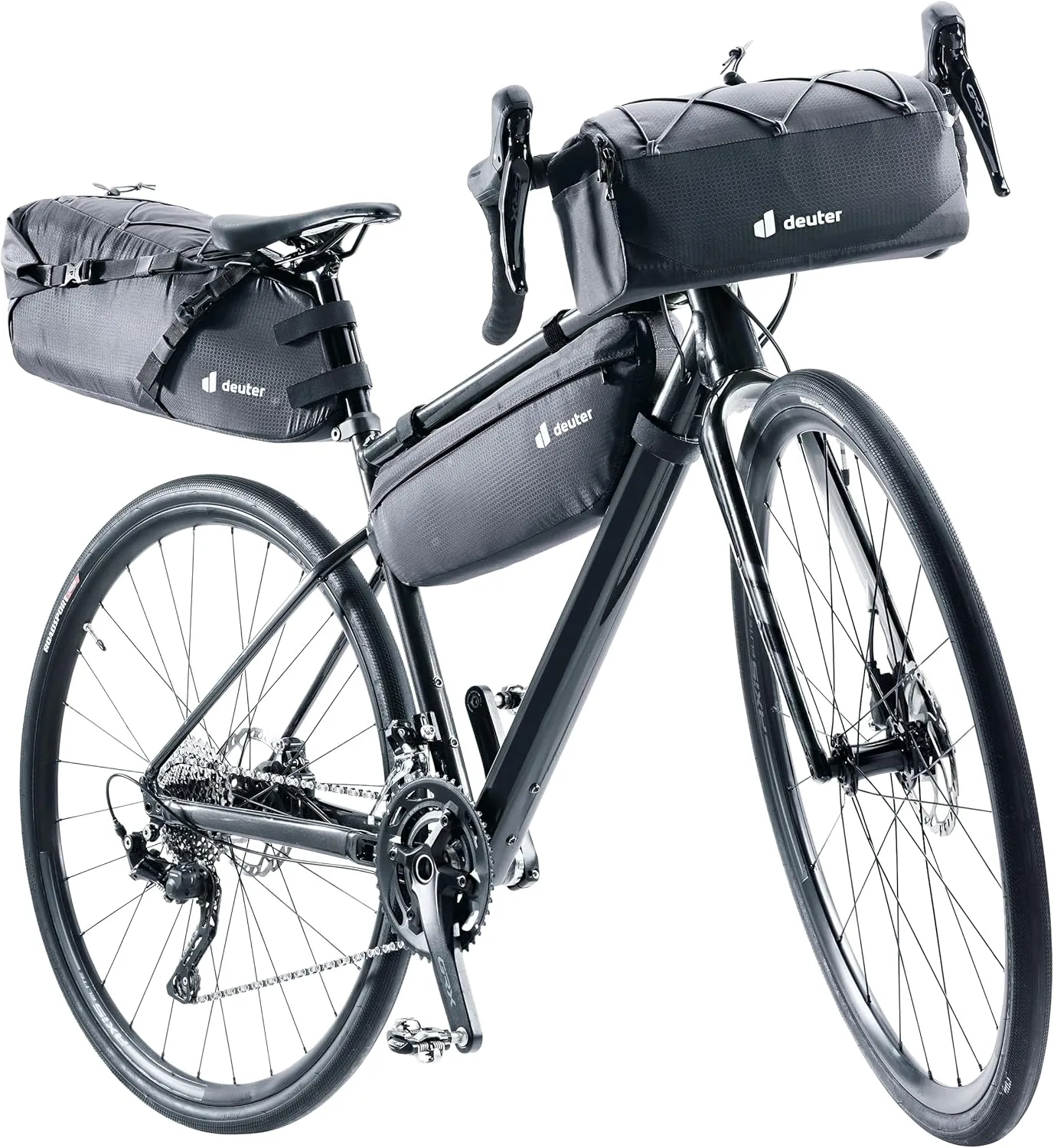 Deuter Mondego FB 6 Bike Bag, 6 Liter Frame Bag Mounted Bicycle Storage Pack for Commuting, Road & Gravel Cycling & Mountain Biking - Black