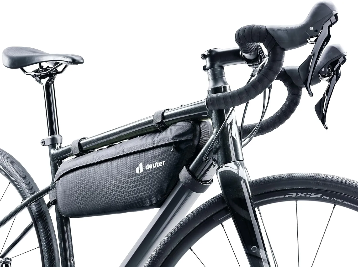 Deuter Mondego FB 6 Bike Bag, 6 Liter Frame Bag Mounted Bicycle Storage Pack for Commuting, Road & Gravel Cycling & Mountain Biking - Black