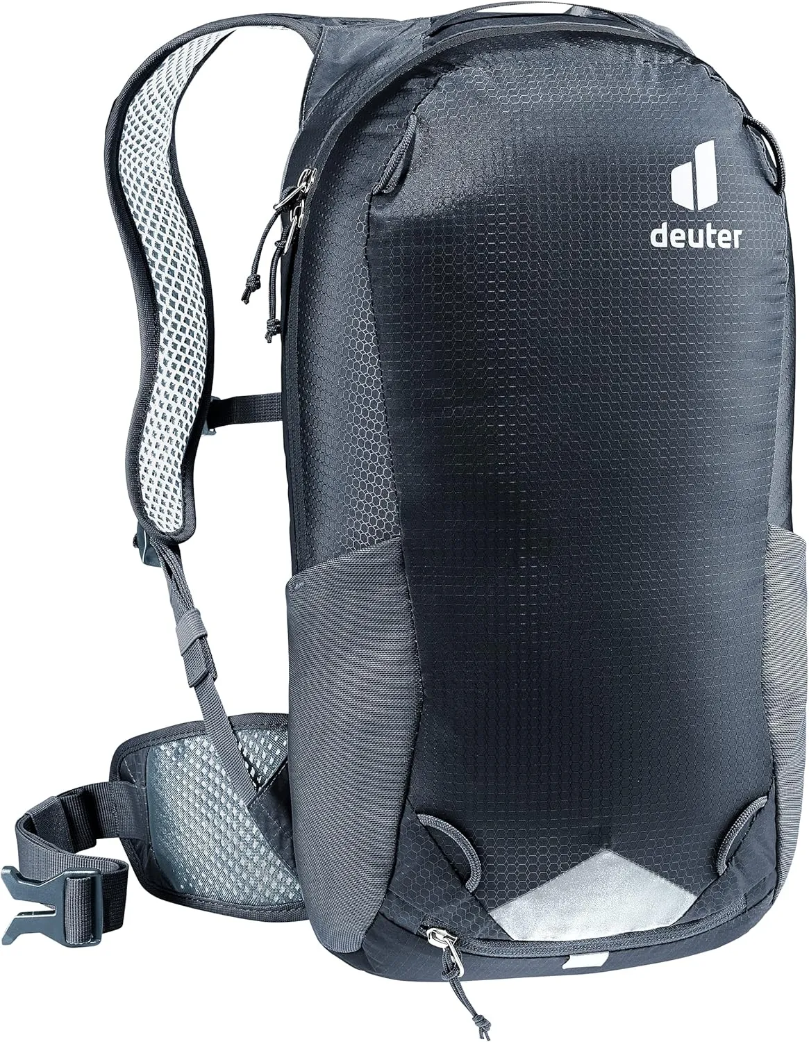 Deuter Race Mountain Biking, Gravel Biking Daily Commuting Backpack, Black, 12 L