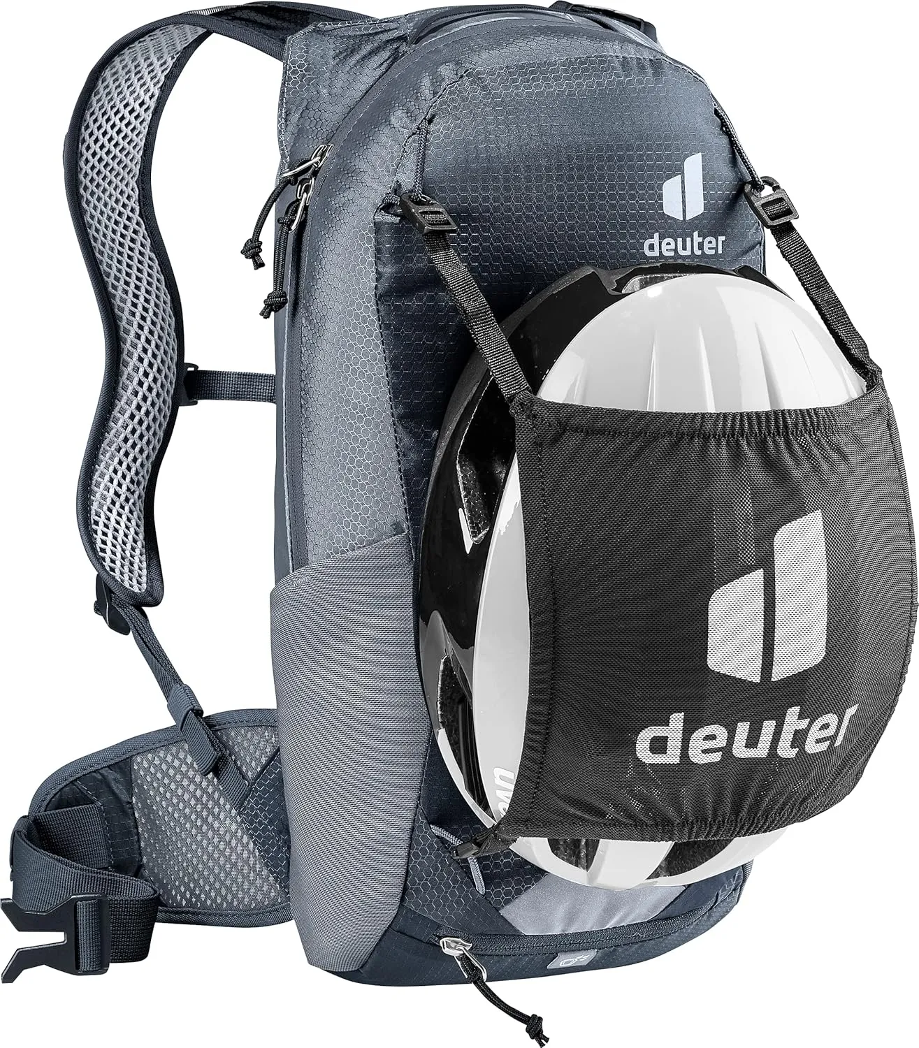 Deuter Race Mountain Biking, Gravel Biking Daily Commuting Backpack, Black, 12 L
