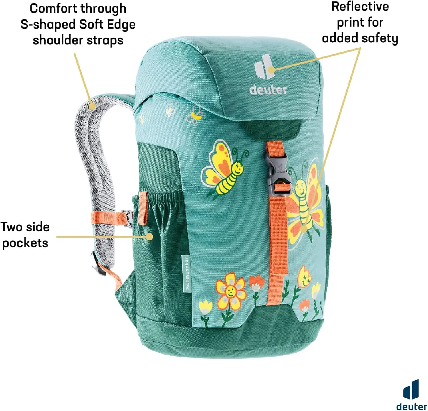 Deuter Unisex Kid's Schmusebar, Dust Blue-alphine Green, 8 L