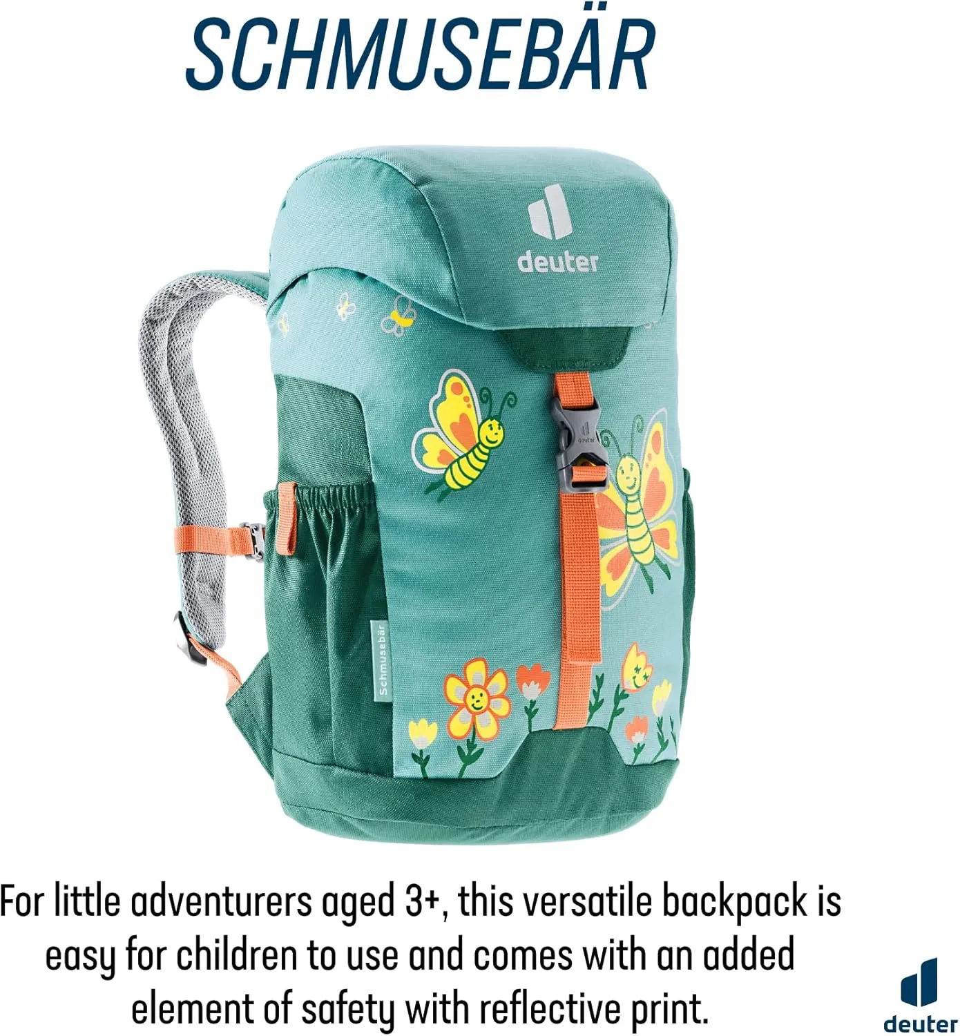 Deuter Unisex Kid's Schmusebar, Dust Blue-alphine Green, 8 L