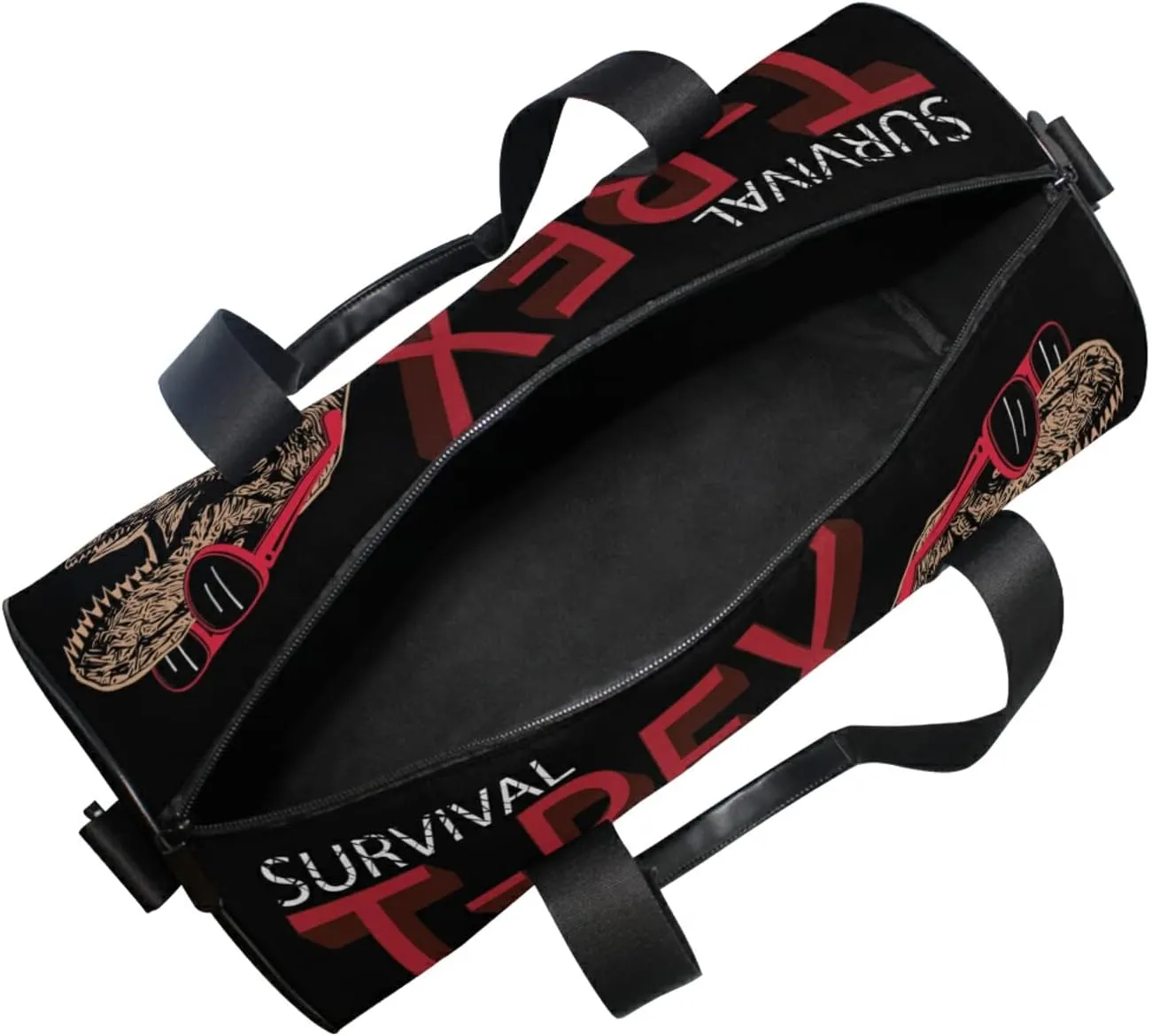 Dinosaur Duffel Bag,Canvas Travel Bag for Gym Sports and Overnight