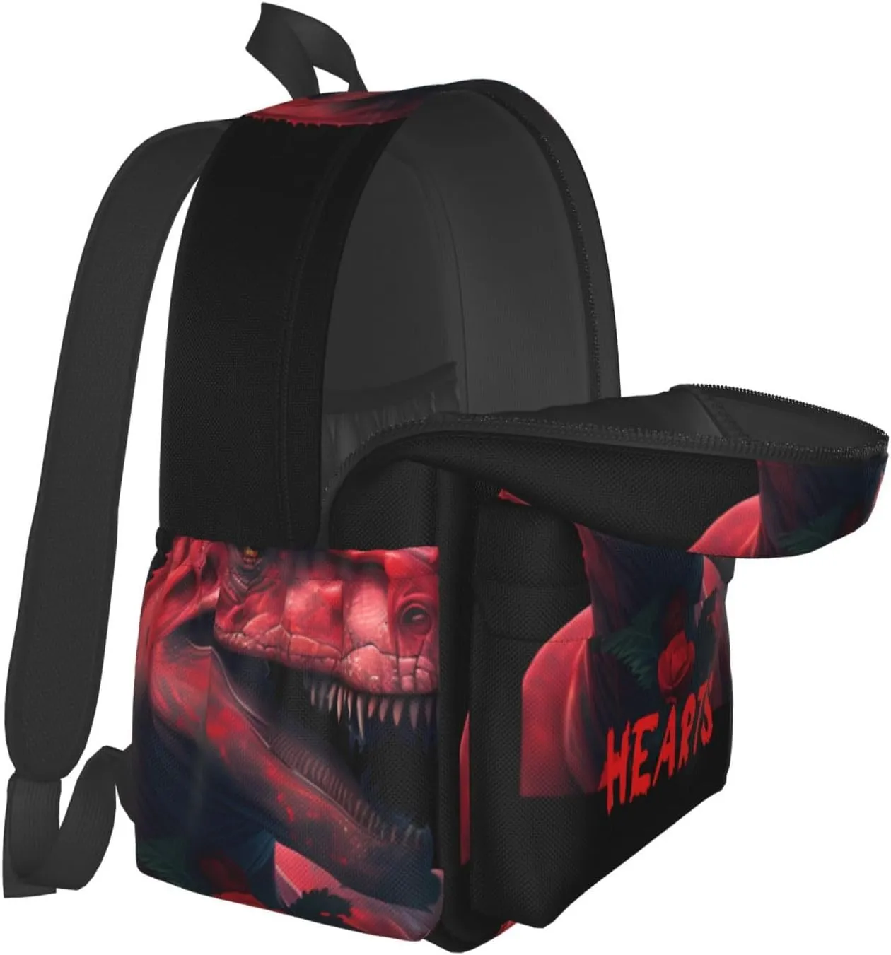 Dinosaur I Steal Hearts Love T Rex Laptop Backpack Shoulder Bag Laptop Pack Travel Backpacks Commuter Back Pack Casual Daypack Bags With Side Pockets