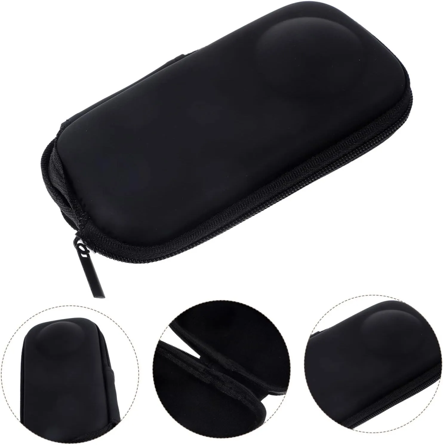 DOITOOL 5pcs Waterproof Action Camera Case Mini Storage Bag for Accessories Compact Travel Case for X/x2/x3